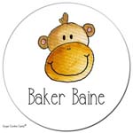 Sugar Cookie Gift Stickers - Funky Monkey